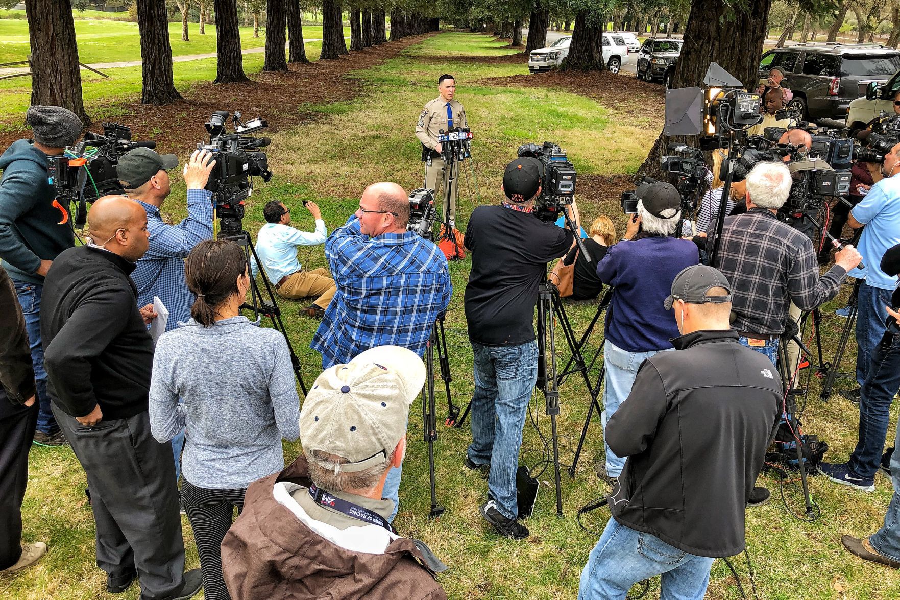 CHP press conference Vets home